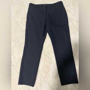 LOFT The Sutton Skinny Navy Ankle pants High Rise Slim Career work